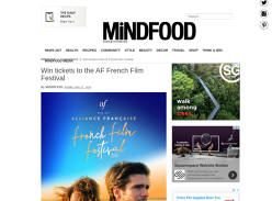 Win 1 of 10 double passes to Alliance Francaise French Film Festival!