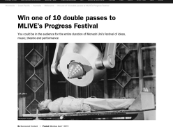 Win 1 of 10 double passes to MLIVE’s Progress Festival