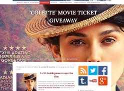 Win 1 of 10 double passes to see Colette