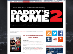 Win 1 of 10 double passes to see ’Daddy's Home 2’
