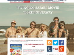 Win 1 of 10 Double Passes to see Swinging Safari