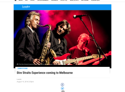 Win 1 of 10 double passes to see The Dire Straits Experience