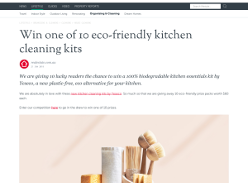 Win 1 of 10 Eco-Friendly Kitchen Cleaning Kits