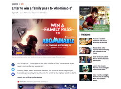 Win 1 of 10 Family Passes to Abominable