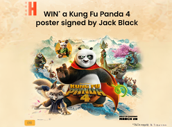 Win 1 of 10 Kung Fu Panda Signed Posters by Jack Black