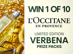 Win 1 of 10 L’Occitane Verbena Collection Prize Packs