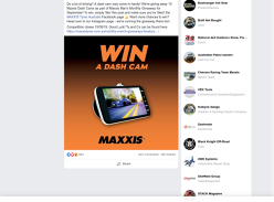 Win 1 of 10 Maxxis Dash Cameras