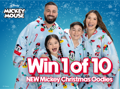 Win 1 of 10 Mickey Christmas Oodies