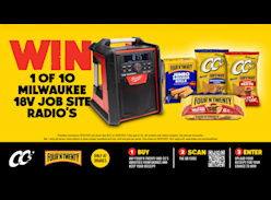 Win 1 of 10 Milwaukee 18V Job Site Radios