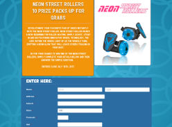 Win 1 of 10 Neon Street Rollers