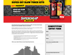 Win 1 of 10 New Hot Devil Super Oxy Blow Torch Kits (HDSOKP)