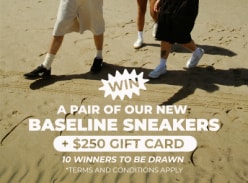 Win 1 of 10 Pair of Sneakers of Your Choice & $250 Vouchers