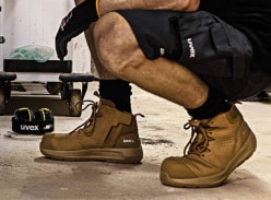Win 1 of 10 Pairs of Uvex 2 X-Flow Zip Work Boots