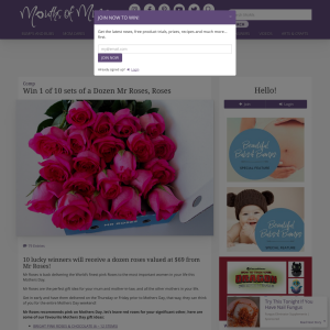 Win 1 of 10 sets of dozen Roses!