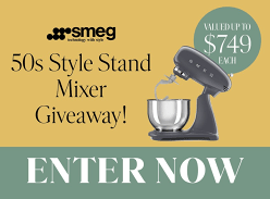 Win 1 of 10 SMEG 50s Style Stand Mixers