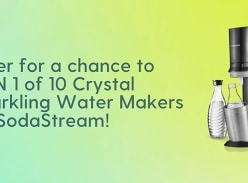 Win 1 of 10 SodaStream Crystal Water Makers!