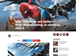 Win 1 of 10 Spider-man: Homecoming double passes