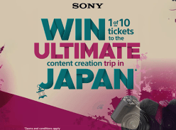 Win 1 of 10 Tickets to the Ultimate Content Creation Trip in Japan