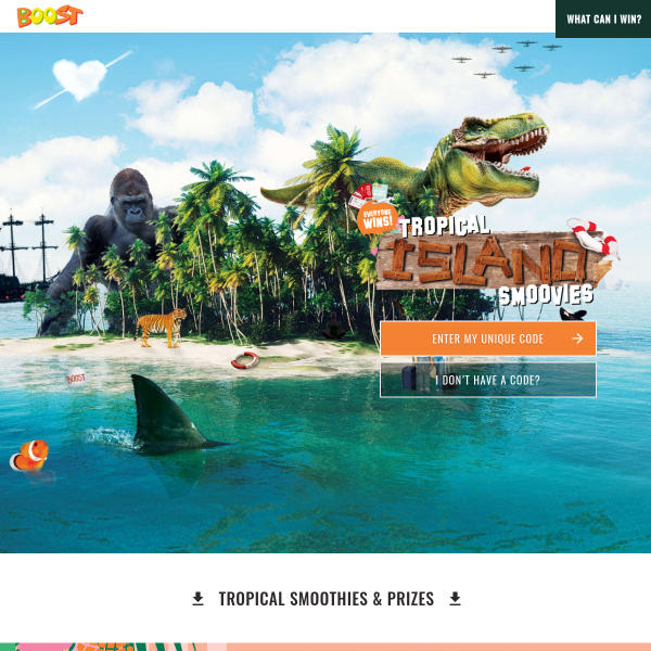 Win 1 of 10 Tropical Island Getaways & More
