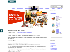 Win 1 of 10 Ultimate Beer Hampers Worth $115