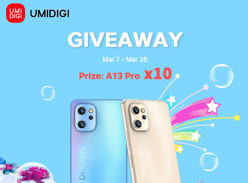 Win 1 of 10 Umidigi A13 Pro Smartphones