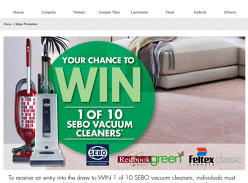 Win 1 of 10 Upright Vacuum Cleaners