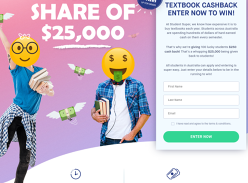 Win 1 of 100 $250 Textbook Cashback Prizes