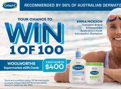 Win 1 of 100 $400 Woolworths Gift Cards