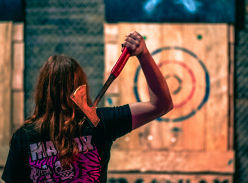 Win 1 of 100 Axe-Throwing Session at MANIAX