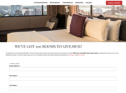 Win 1 of 100 Luxury Overnight Stays in NSW, QLD or VIC