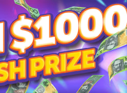 Win 1 of 109 $1000 Cash Prizes