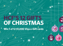 Win 1 of 12 $1,000 Visa Gift Cards