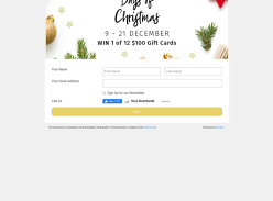 Win 1 of 12 $100 Gift Cards