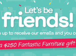 Win 1 of 12 $250 Fantastic Furniture Gift Cards
