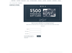 Win 1 of 12 $500 Gift Cards