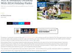Win 1 of 12 BIG4 Holiday Parks Cabin or Site Vouchers