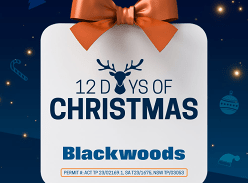 Win 1 of 12 Prizes from Blackwoods 12 Days of Christmas