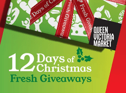 Win 1 of 12 Prizes Including Gift Cards, Christmas Ornaments, Fresh Fruits & Seafood Platters