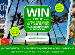 Win 1 of 12 Super Holidays Across AU and NZ