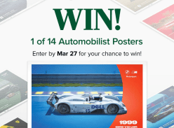 Win 1 of 14 Iconic Automobilist Posters