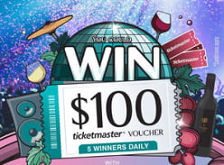 Win 1 of 145 Ticketmaster Gift Cards Worth $100