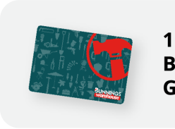 Win 1 of 15 $1,000 Bunnings Gift Cards