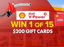 Win 1 of 15 $200 Fuel Gift Cards