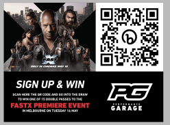 Win 1 of 15 Double Passes to The Fastx Premiere Event