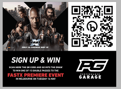 Win 1 of 15 Double Passes to The Fastx Premiere Event