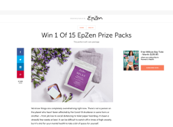 Win 1 Of 15 EpZen Prize Packs