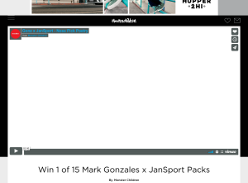 Win 1 of 15 Mark Gonzales x JanSport Packs