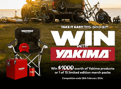 Win 1 of 15 Yakima Prizes