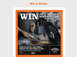 Win 1 of 156 Weber BBQ's