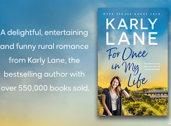 Win 1 of 16 Copies of Once in My Life by Karly Lane